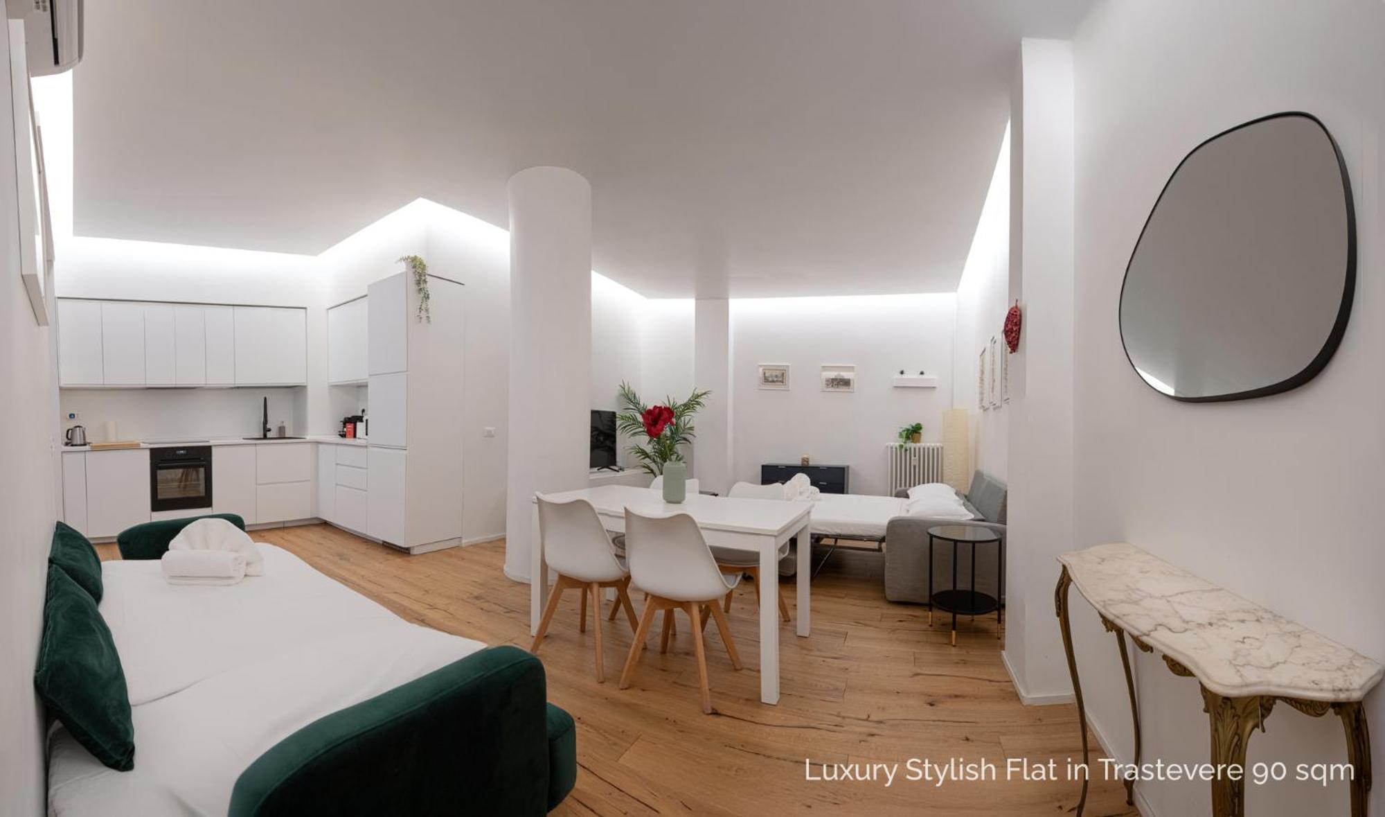 La Dolce Vita - Luxury Stylish Flats In Trastevere 70-90Sqm ローマ エクステリア 写真