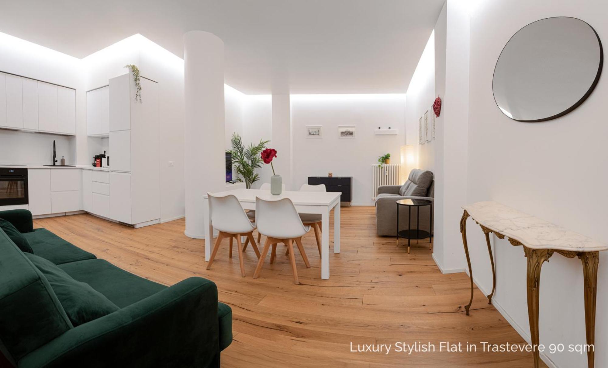 La Dolce Vita - Luxury Stylish Flats In Trastevere 70-90Sqm ローマ エクステリア 写真