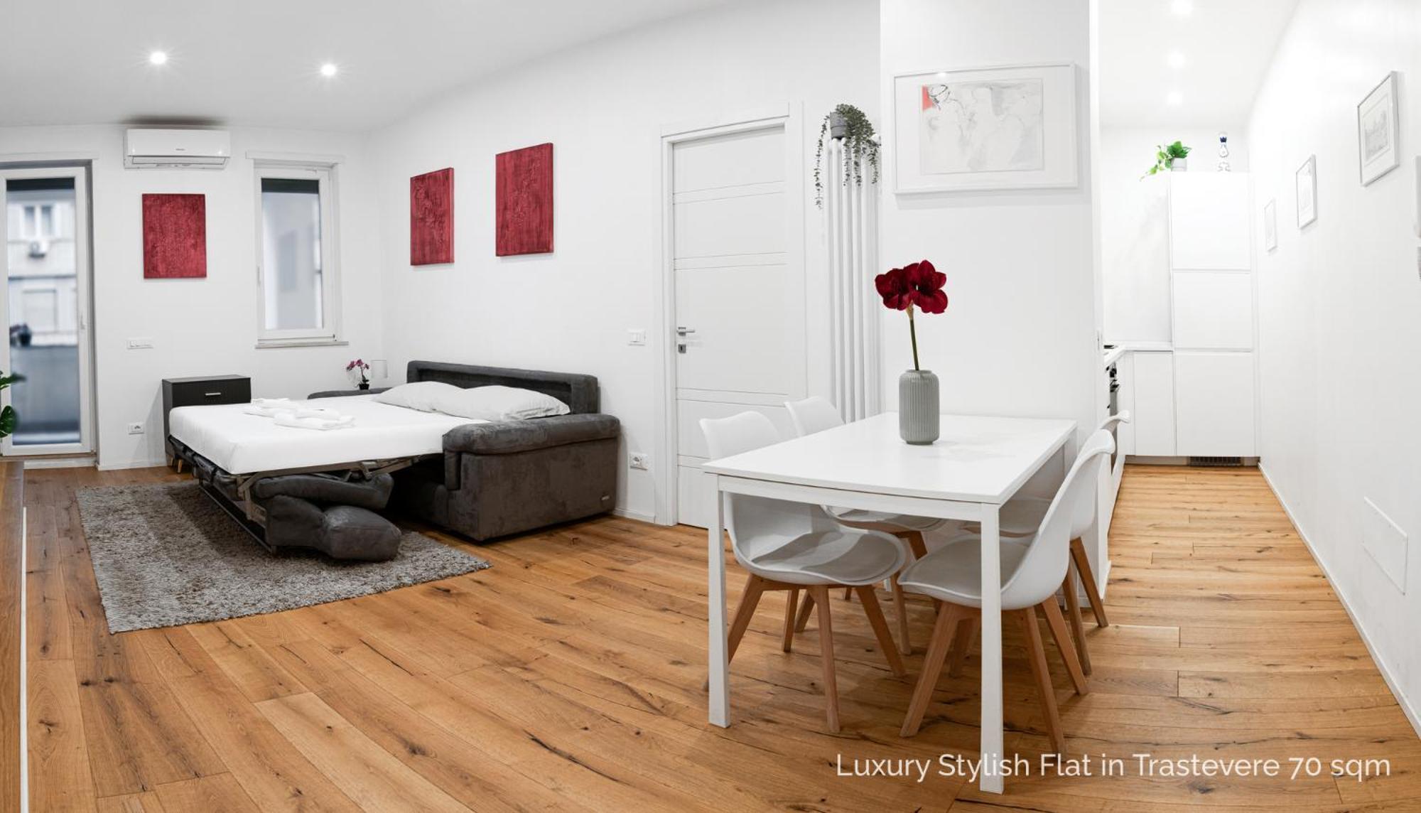 La Dolce Vita - Luxury Stylish Flats In Trastevere 70-90Sqm ローマ エクステリア 写真