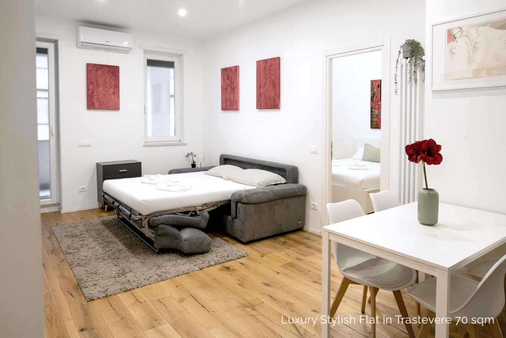 La Dolce Vita - Luxury Stylish Flats In Trastevere 70-90Sqm ローマ エクステリア 写真
