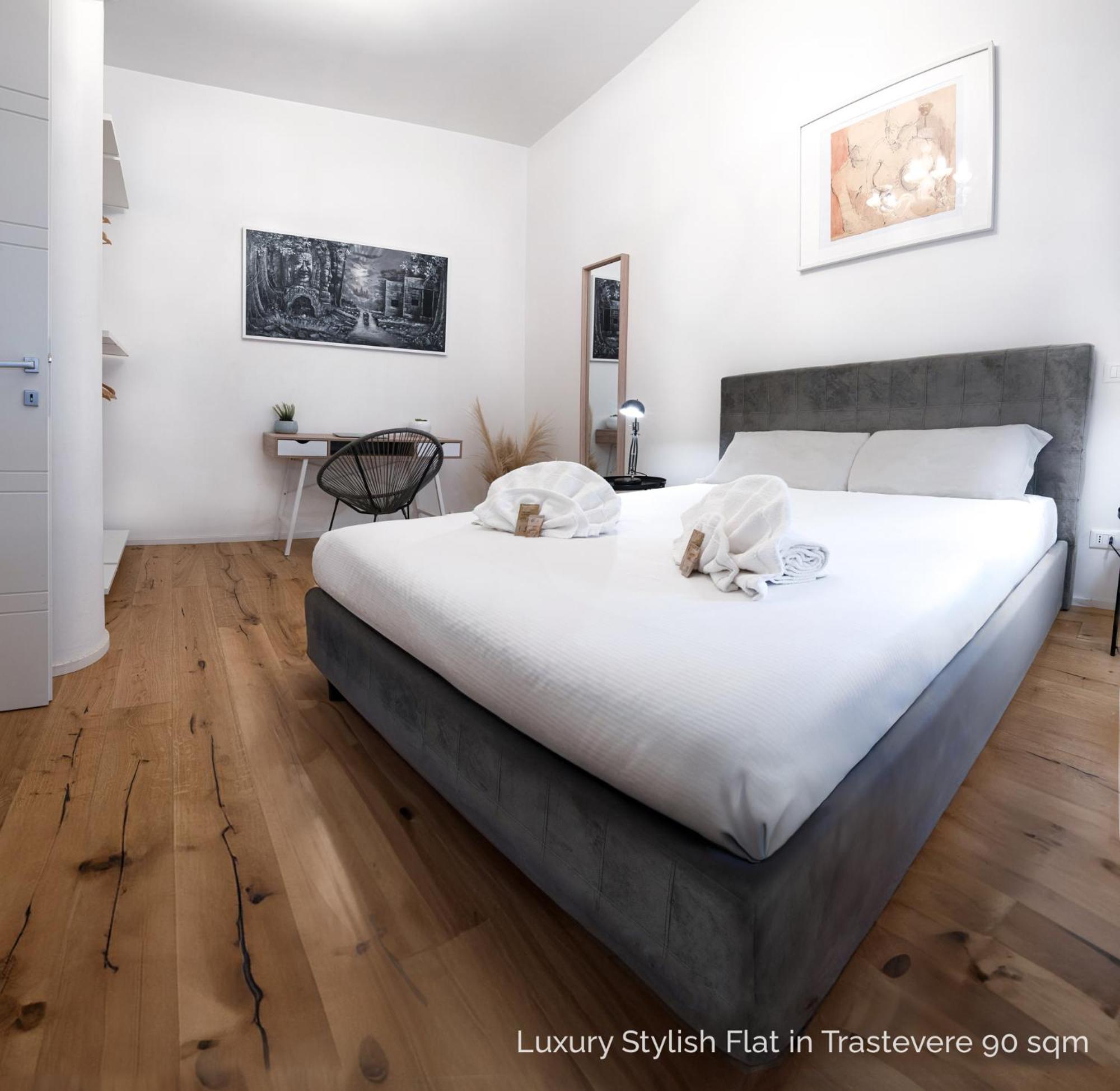 La Dolce Vita - Luxury Stylish Flats In Trastevere 70-90Sqm ローマ エクステリア 写真