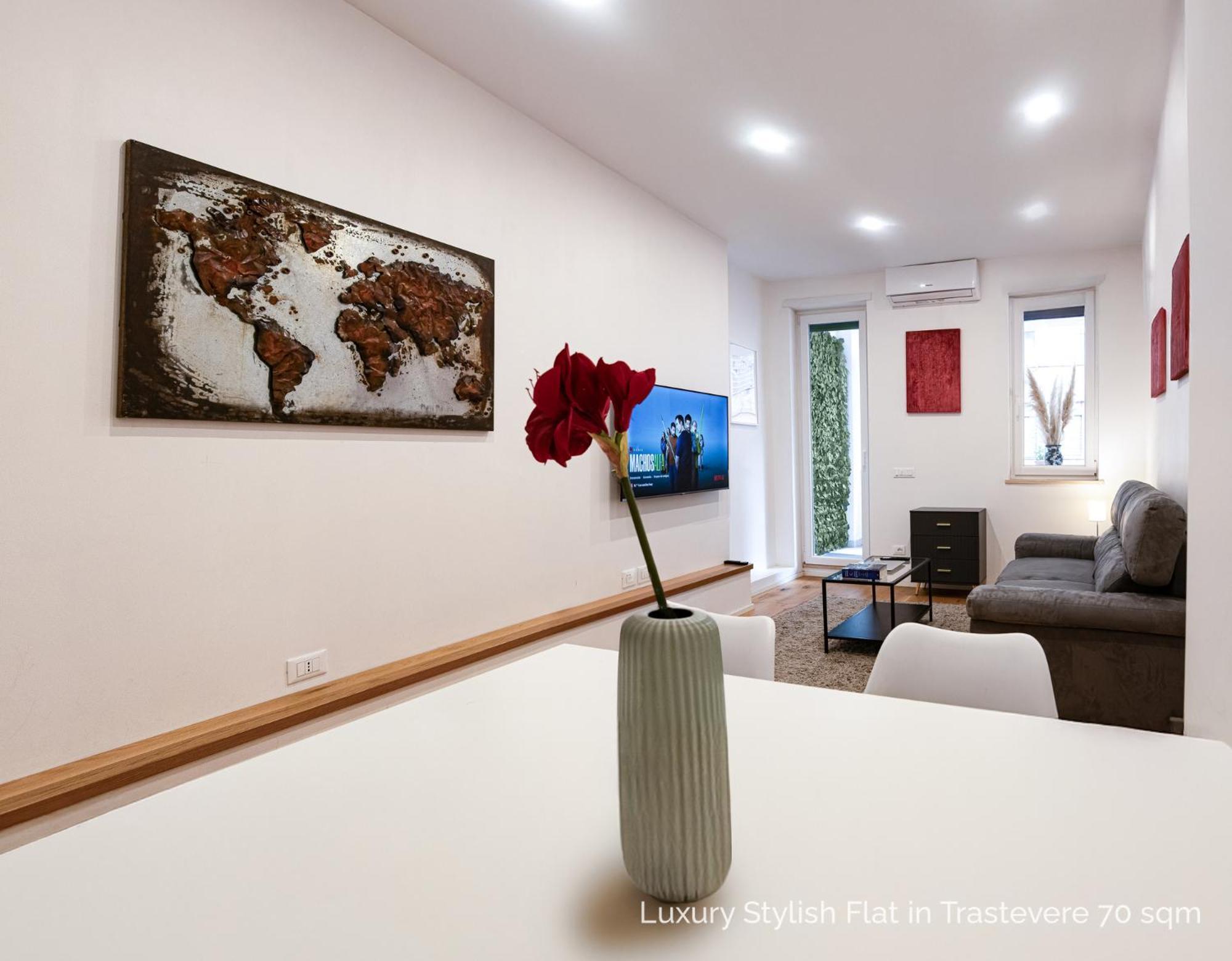 La Dolce Vita - Luxury Stylish Flats In Trastevere 70-90Sqm ローマ エクステリア 写真