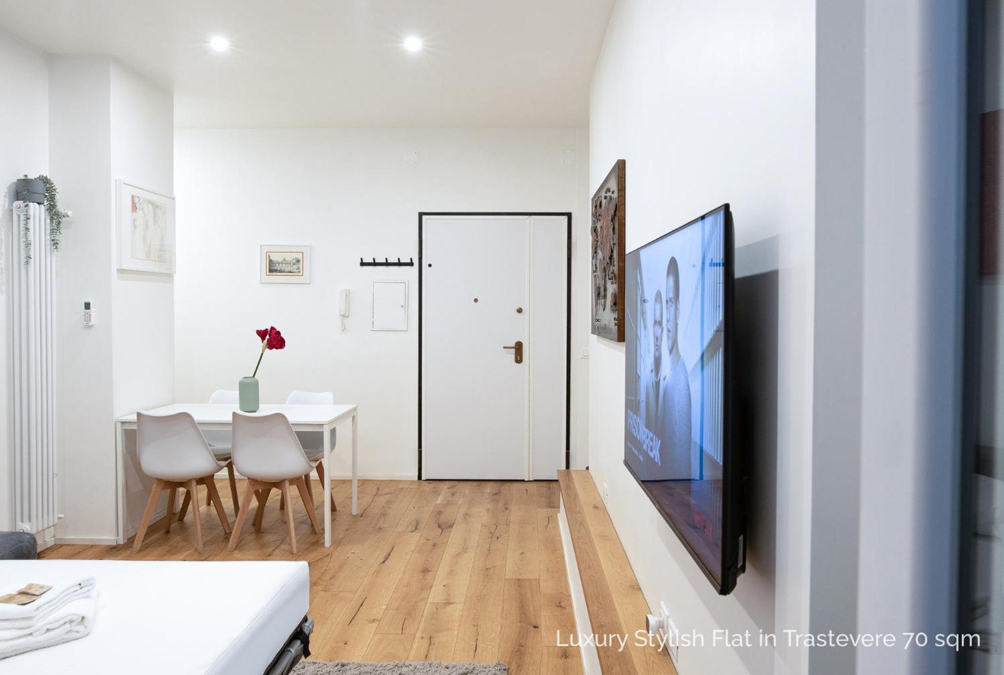 La Dolce Vita - Luxury Stylish Flats In Trastevere 70-90Sqm ローマ エクステリア 写真