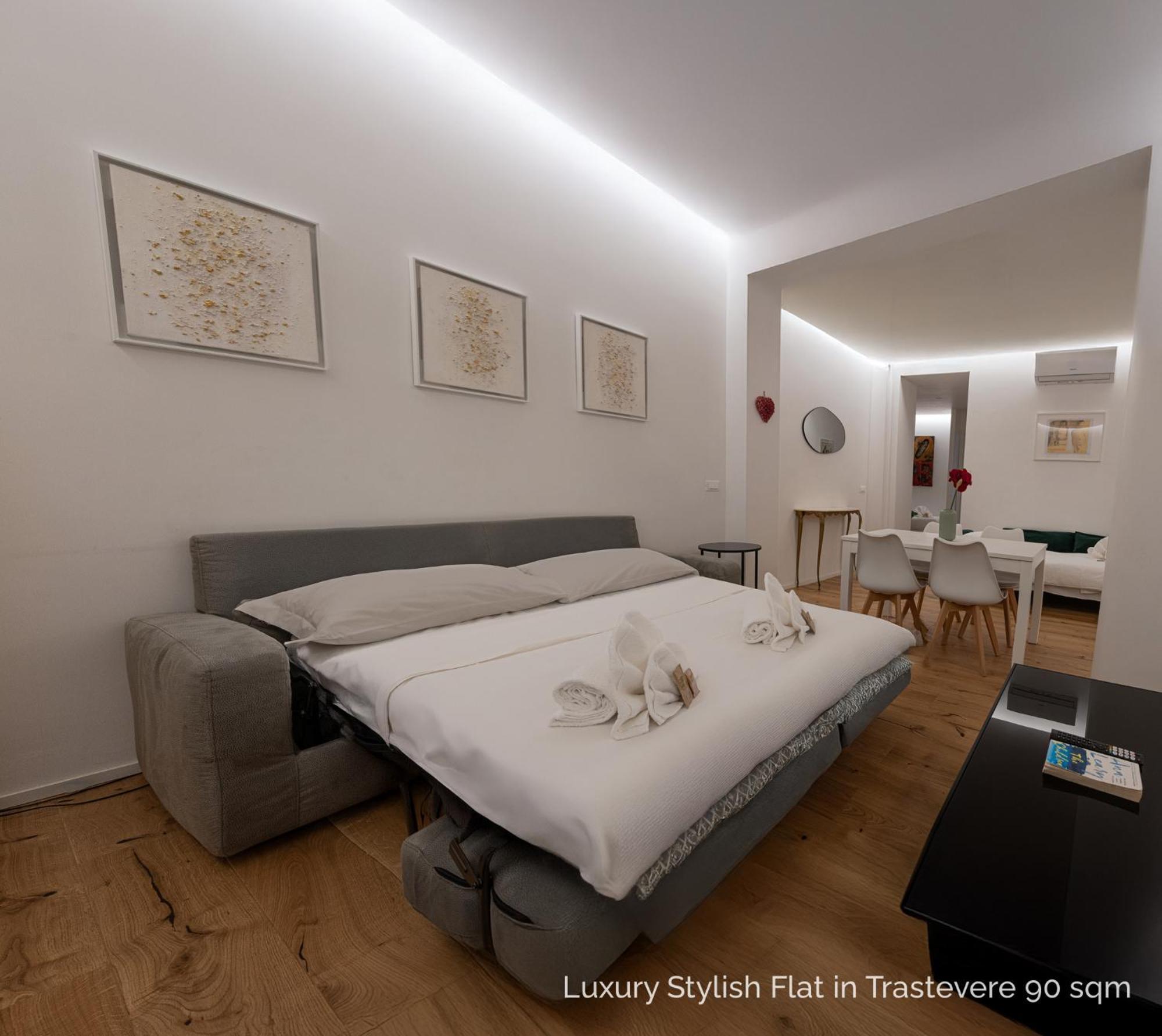 La Dolce Vita - Luxury Stylish Flats In Trastevere 70-90Sqm ローマ エクステリア 写真