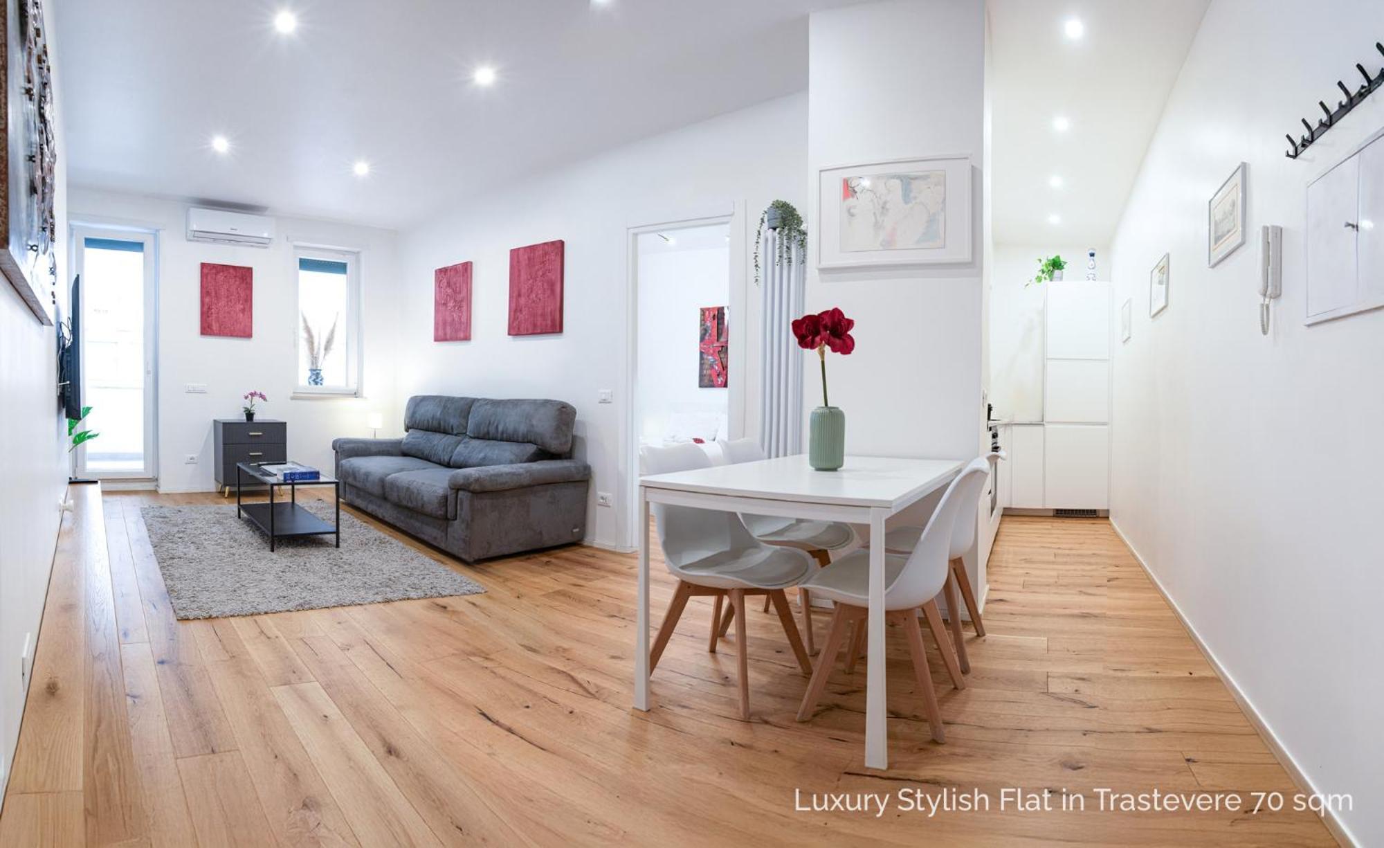 La Dolce Vita - Luxury Stylish Flats In Trastevere 70-90Sqm ローマ エクステリア 写真